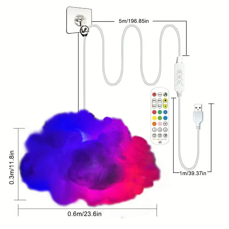 RGB Thunder Cloud LED Strip Kit