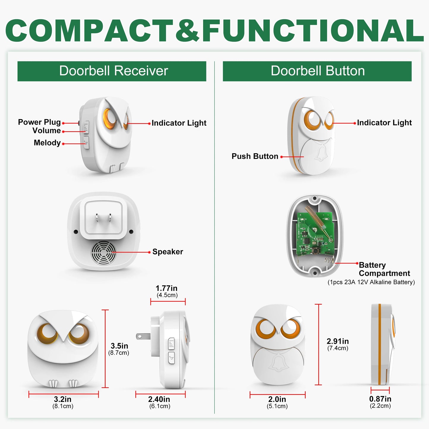Long-Range Wireless Doorbell System
