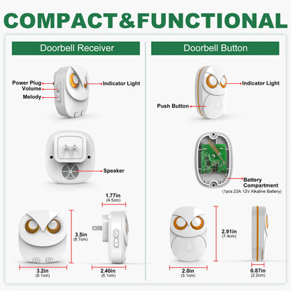 Long-Range Wireless Doorbell System