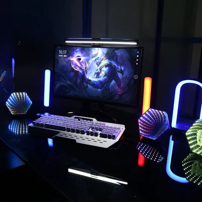 3D Hexagon Mirror Wall Light