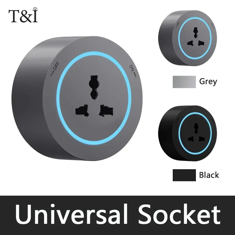Aluminum Wall Power Rail Socket