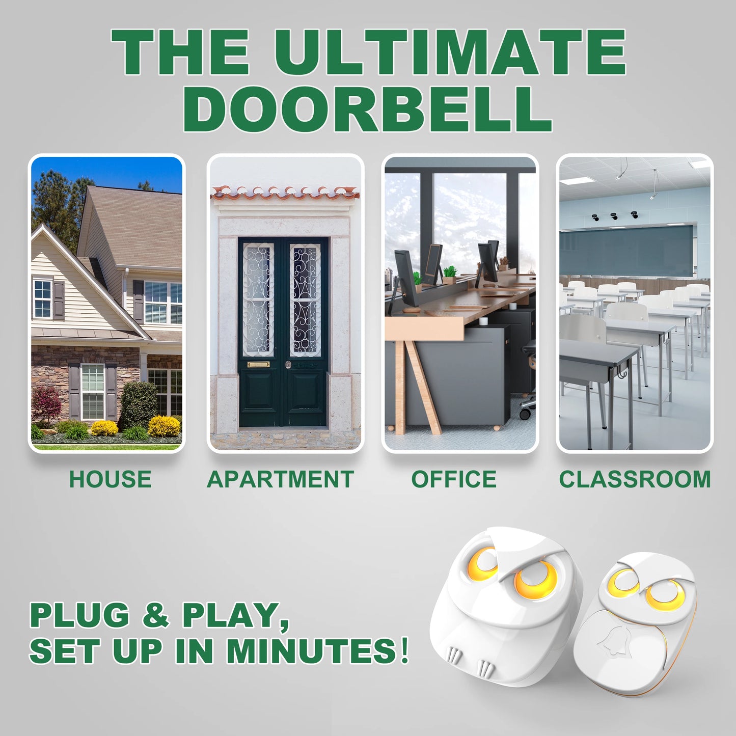 Long-Range Wireless Doorbell System
